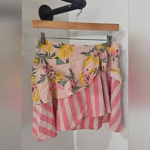 For Love & Lemons Antigua Mini Skirt